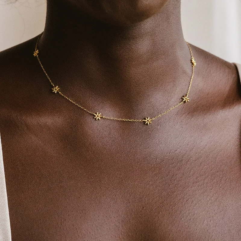 handmade braided anklet Flower Child Necklace