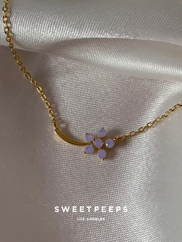 adjustable charm necklace Freesia Flower Necklace (FFH)