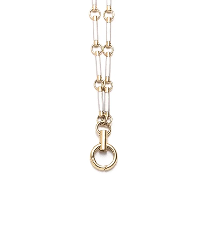 minimalist birthstone bangle Gold Element Hanging Clockweight Chain