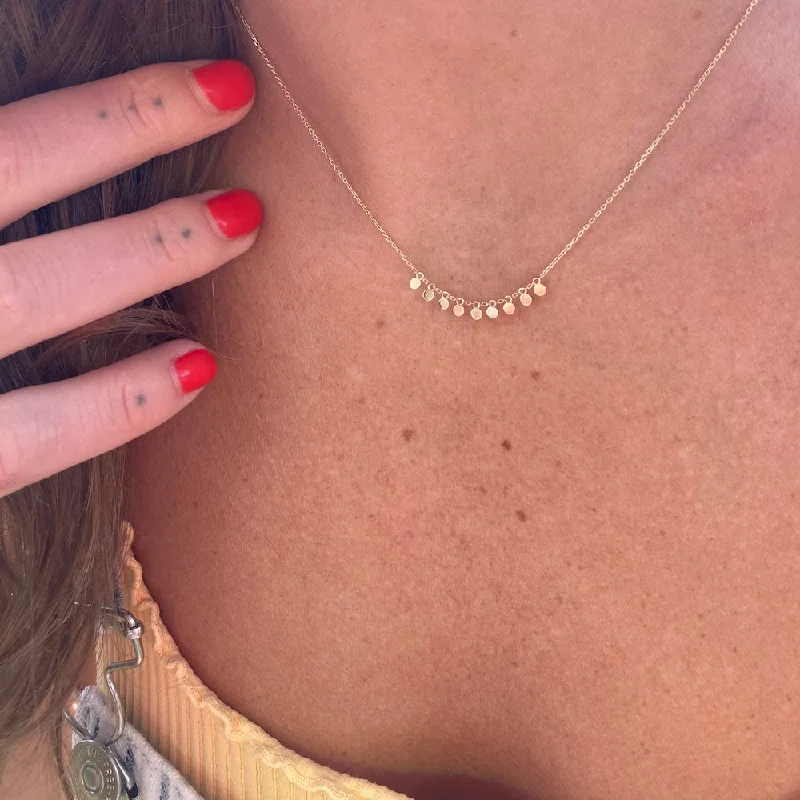 minimalist crystal quartz ring GYPSY WISH NECKLACE