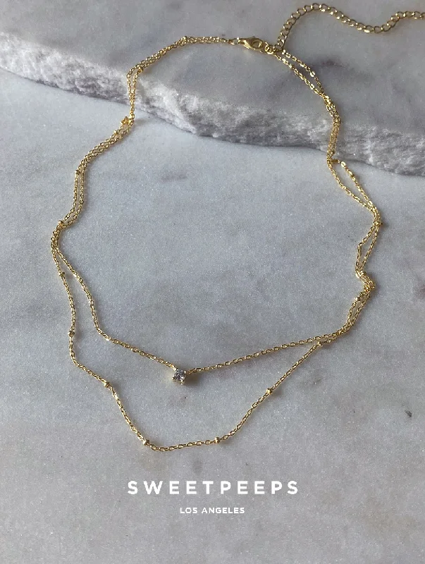 real ruby pendant necklace Influencer 2 Thin Chain Necklace