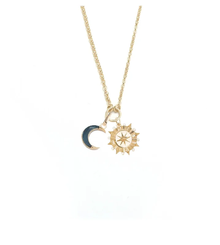 large vintage statement necklace Internal Compass : Small Open Belcher Necklace
