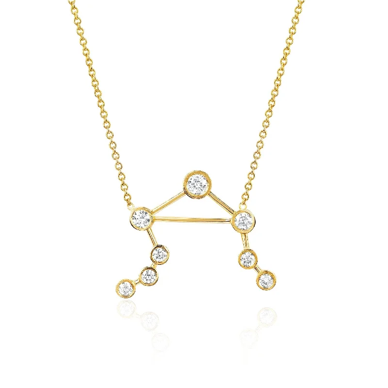 personalized couples necklace gold Libra Constellation Necklace | Ready to Ship