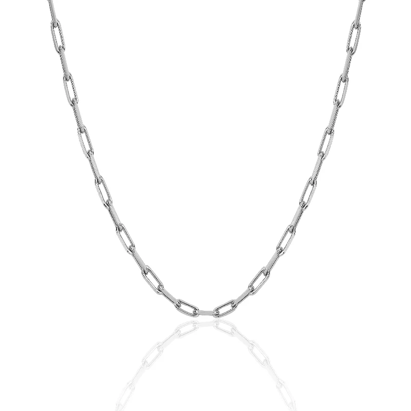 sapphire halo engagement ring Men's Alchemy Link Necklace