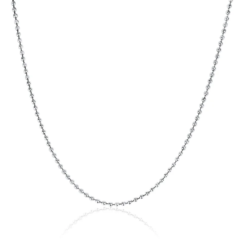 unique diamond stud earrings Men's Ball Chain Necklace