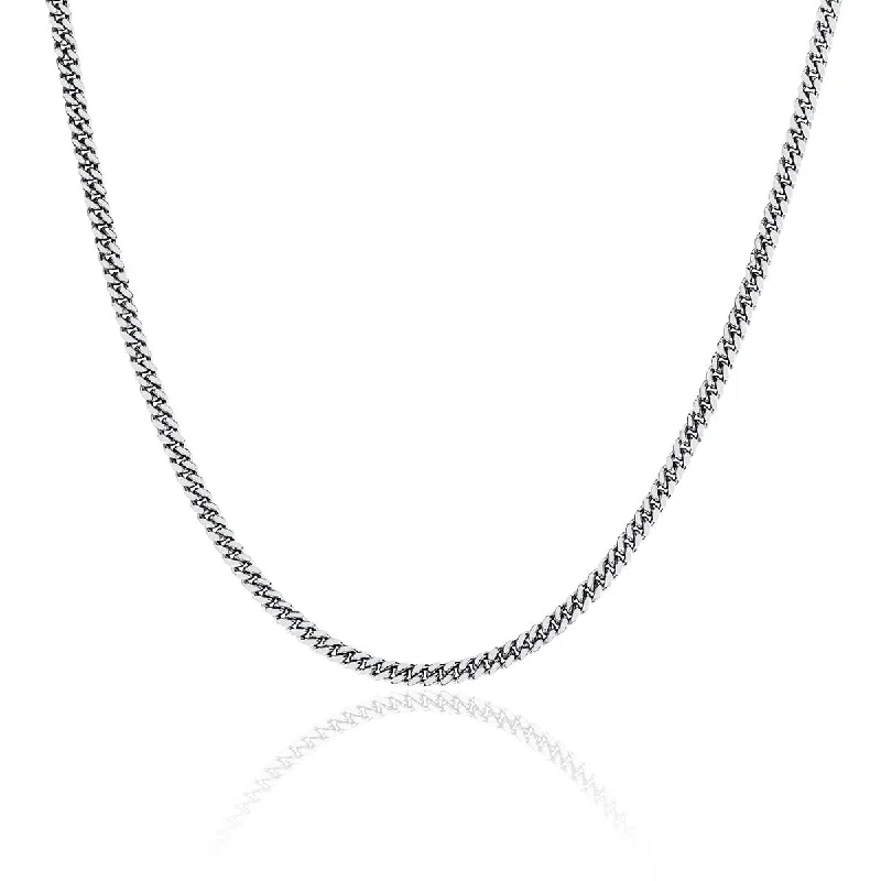 cubic zirconia eternity necklace Men's Cuban Chain Necklace
