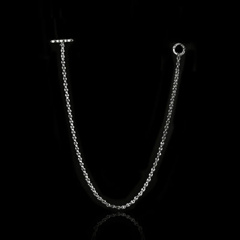 unique emerald green ring MICRO OPEN-LINK™ NECKLACE - 16"