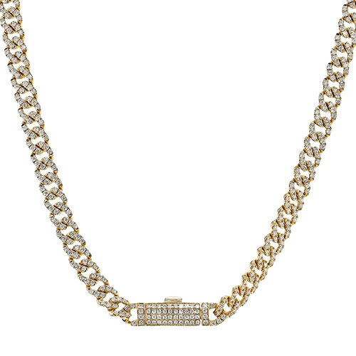 Necklace in 14k Gold with Diamonds