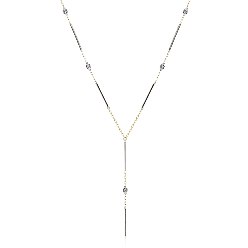 Necklace in 18k Gold with Diamonds