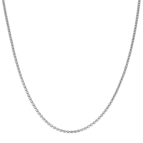 Necklace in 18k Gold with Diamonds