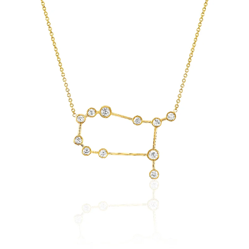 personalized couples necklace gold Gemini Constellation Necklace