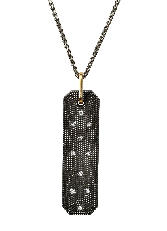 celestial zodiac sign necklace Casper Bar Pendant