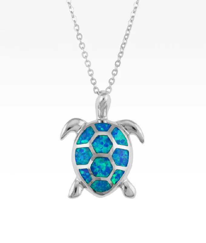 gemstone infinity bracelet Opal Inlay Sea Turtle Necklace