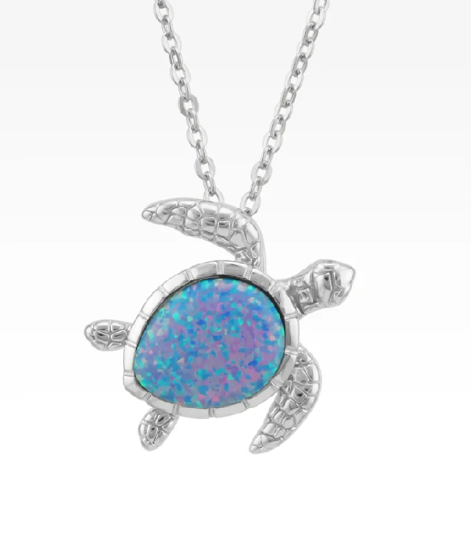 gothic skull ring for men Opal Sea Turtle Necklace