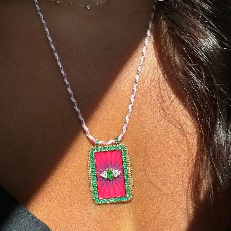 dainty birthstone ring for women ORACLE EVIL EYE TAROT NECKLACE