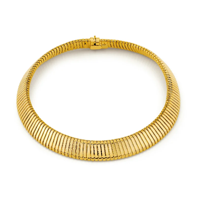 modern hexagon stud earrings Ouroboros Wide Choker