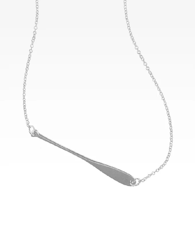 vintage rose-cut diamond ring Paddle Necklace