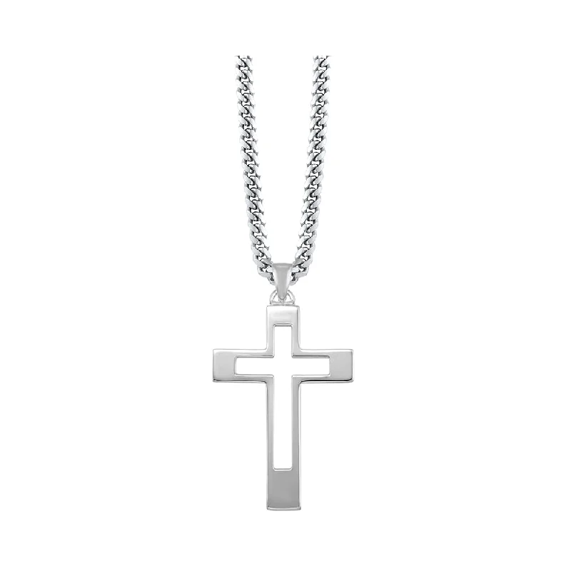 vintage locket necklace gold Sterling Silver Cross Pendant