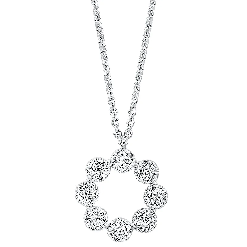 bezel set engagement ring modern Gold Diamond Necklace 1/7 ctw