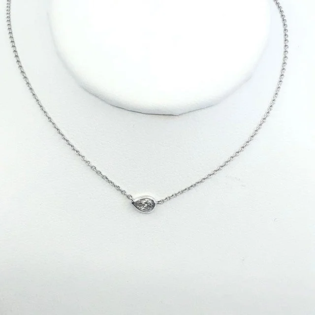 Pear Diamond Pendant