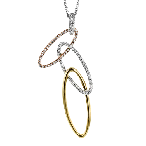 Pendant in 18k Gold with Diamonds