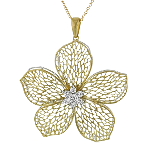 Pendant in 18k Gold with Diamonds