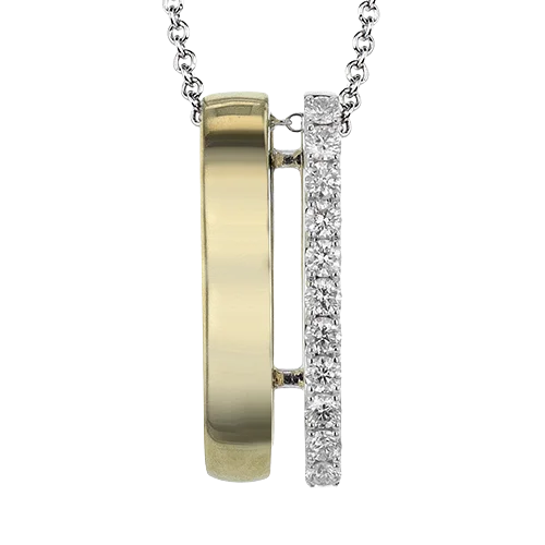 Pendant in 18k Gold with Diamonds