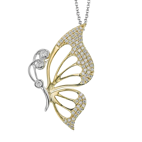 Pendant in 18k Gold with Diamonds