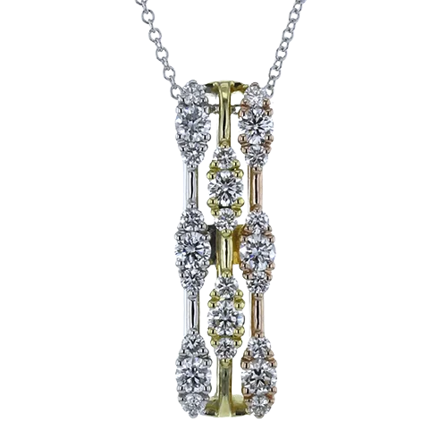 Pendant in 18k Gold with Diamonds