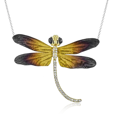 Pendant in 18k Gold with Diamonds