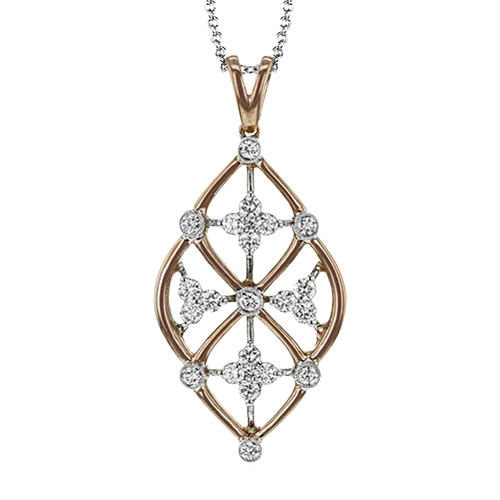 Pendant in 18k Gold with Diamonds