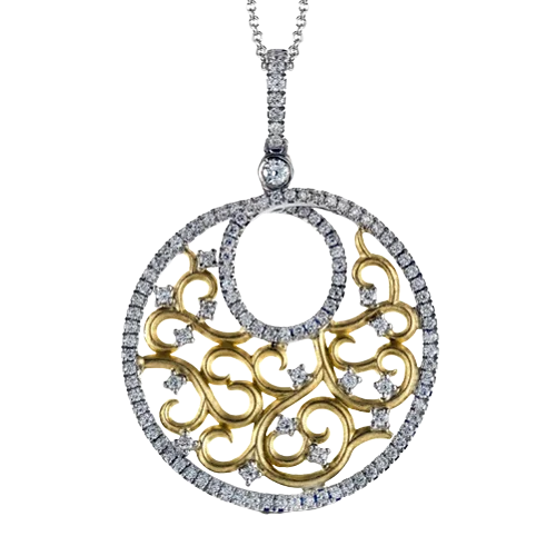 Pendant in 18k Gold with Diamonds