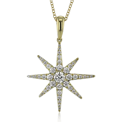 Pendant in 18k Gold with Diamonds