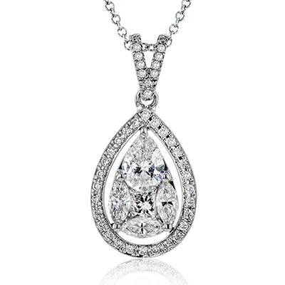 Pendant in 18k Gold with Diamonds