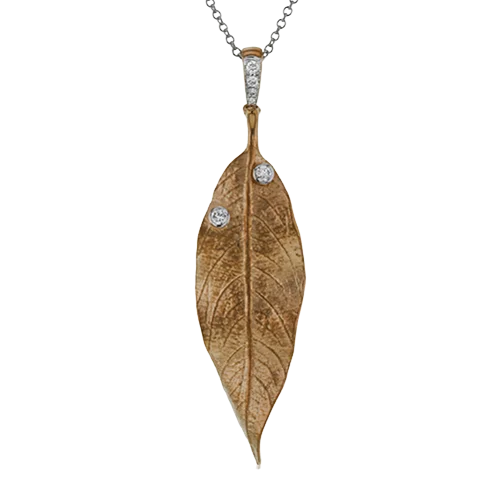 Pendant in 18k Gold with Diamonds