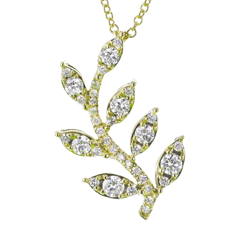 Pendant in 18k Gold with Diamonds