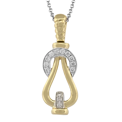 Pendant in 18k Gold with Diamonds