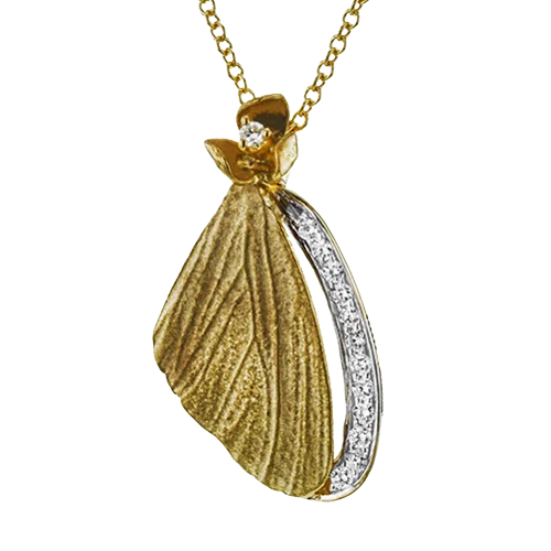 Pendant in 18k Gold with Diamonds