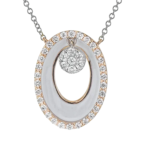 Pendant in 18k Gold with Diamonds