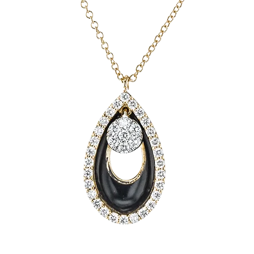 Pendant in 18k Gold with Diamonds