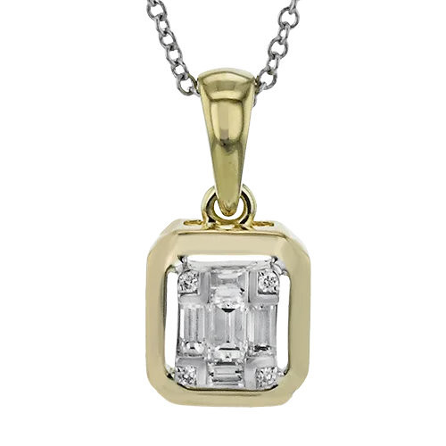 Pendant in 18k Gold with Diamonds