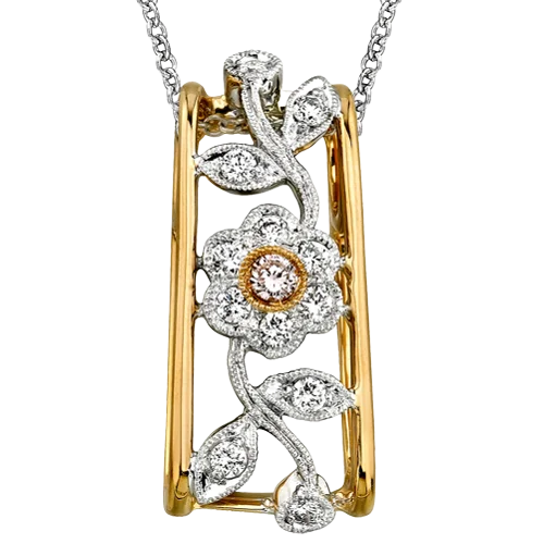 Pendant in 18k Gold with Diamonds