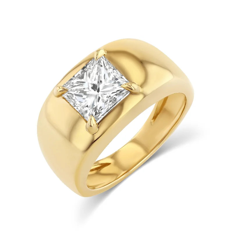 emerald cut diamond wedding ring PRINCESS CUT DIAMOND CLOUD RING