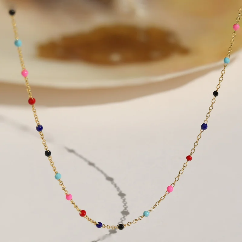 black onyx men’s signet ring Rainbow Station Necklace