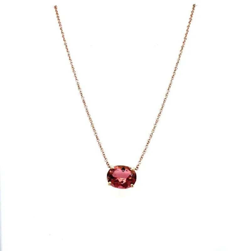 Red Ruby Set in 14k Yellow Gold Pendant at Regard Jewelry in Austin, Texas