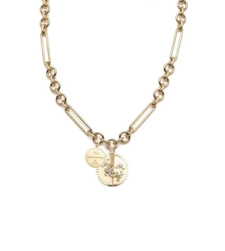 braided wedding ring men Resilience : Midsize Mixed Clip Necklace