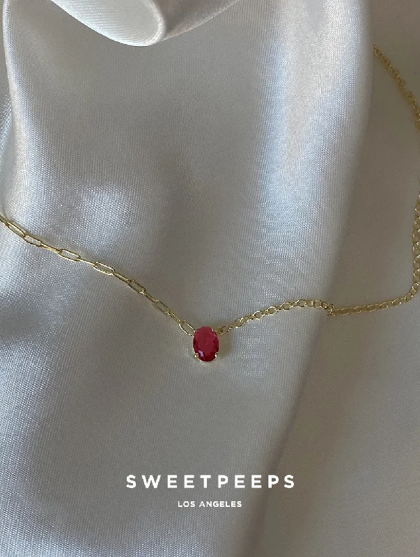 simple crescent moon ring Sahara Desert Oval Necklace