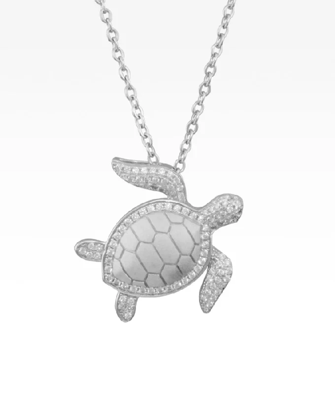 waterproof beach anklet stainless steel Satin Shell Sea Turtle Necklace