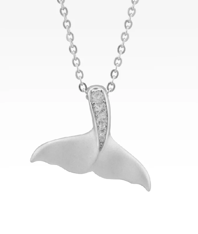 thin gold wire earrings Satin Whale Tail Necklace