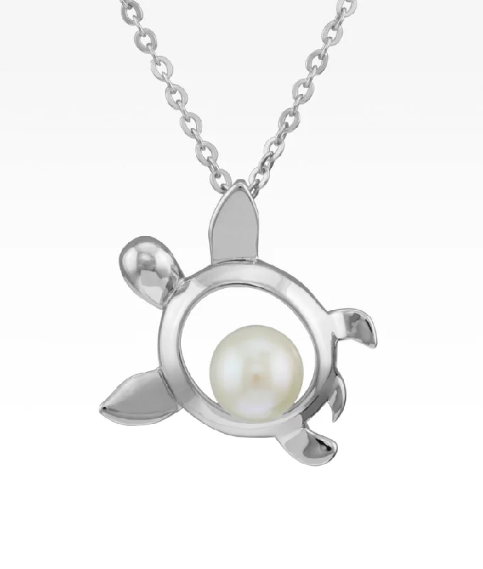 celestial star charm bracelet Sea Turtle with Pearl Necklace